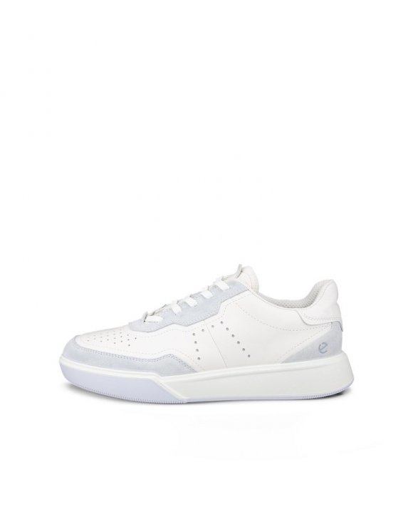 ECCO Street Court Damen Ledersneaker - Weiß