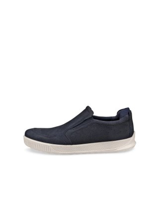ECCO Byway Herren Nubuk-Slipper - Blau