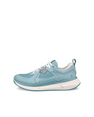 ECCO BIOM 2.2 Damen Sneaker aus Nubukleder - Blau