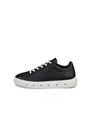 ECCO Street 720 Damen Ledersneaker mit Gore-Tex - Schwarz