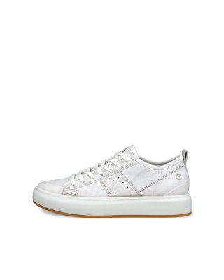 ECCO Street Ace Damen Ledersneaker - Grau