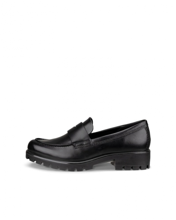 ECCO Modtray Damen Lederloafer - Schwarz