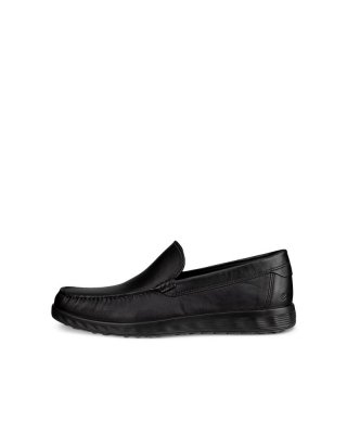 ECCO S Lite Moc Herren Mokassins aus Leder - Schwarz ECCO S Lite Moc Herren Mokassins aus Leder - Schwarz