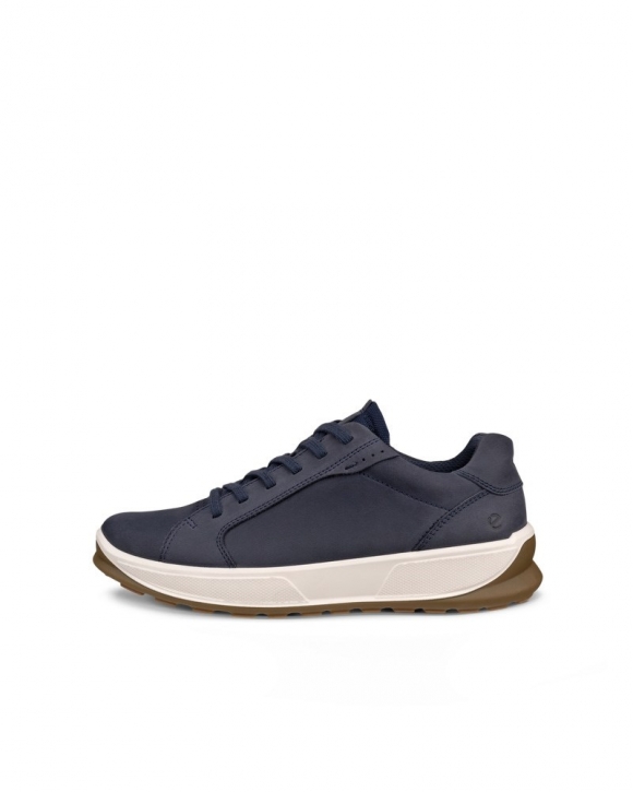 ECCO Byway 2.0 Herren Sneaker aus Nubukleder - Blau
