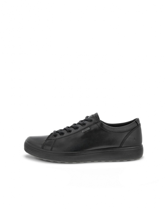 ECCO Soft 7 Herren Ledersneaker - Schwarz