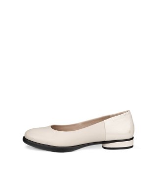 ECCO Sculpted LX Damen Lederballerina - Beige