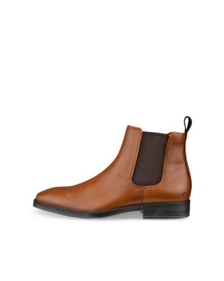 ECCO METROPOLE MILAN Herren Chelsea Boot aus Leder - Braun