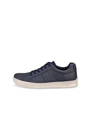 ECCO Byway Herren Sneaker aus Nubukleder - Blau