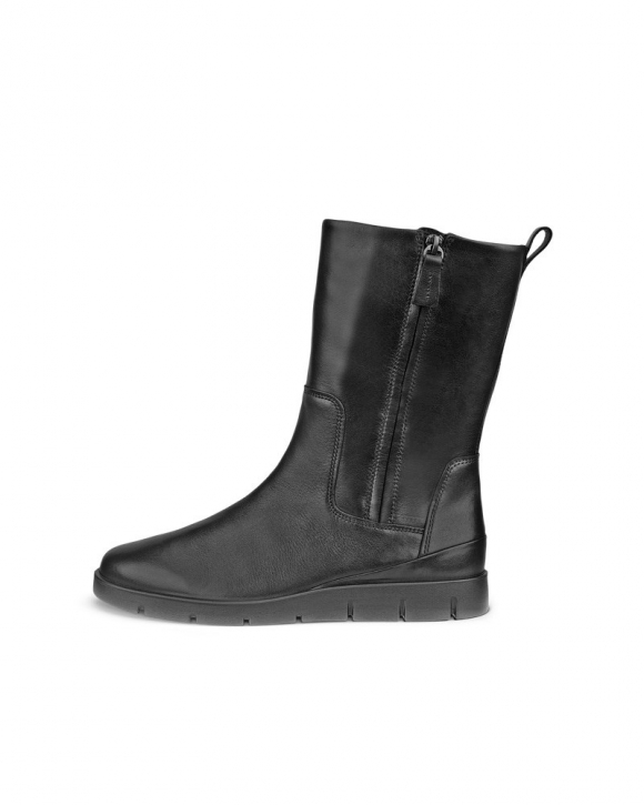 ECCO Bella Damen Hoher Stiefel aus Leder - Schwarz ECCO Bella Damen Hoher Stiefel aus Leder - Schwarz