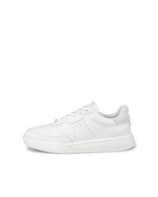 ECCO Street Court Damen Ledersneaker - Weiß