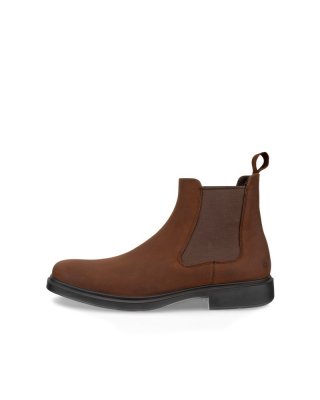 ECCO Helsinki 2 Herren Chelsea Boot aus Nubukleder - Braun