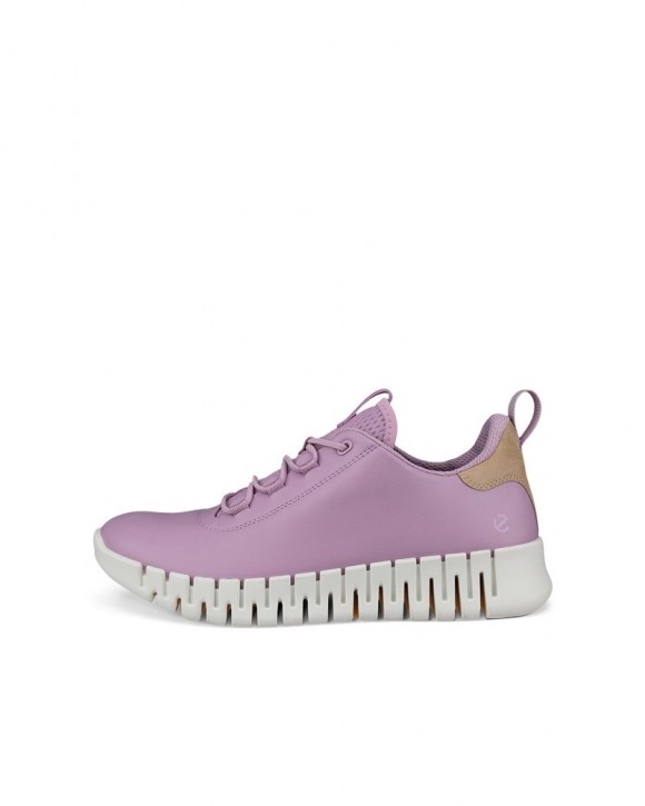 ECCO Gruuv Damen Ledersneaker - Lila ECCO Gruuv Damen Ledersneaker - Lila