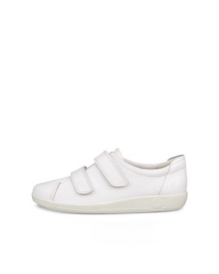 ECCO Soft 2.0 Damen Ledersneaker - Weiß