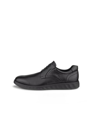 ECCO S Lite Hybrid Herren Derbyschuhe aus Leder - Schwarz