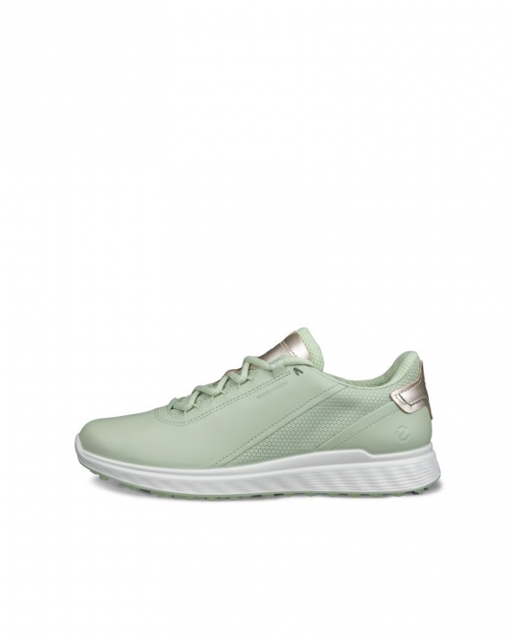 ECCO Golf S-Casual Damen Wasserdichte Golfschuh aus Leder - Grün