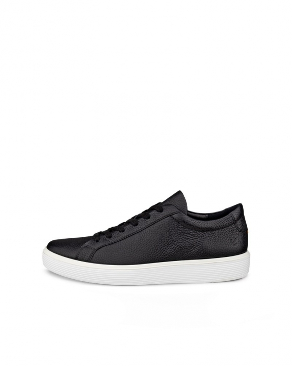 ECCO Soft 60 Herren Ledersneaker - Schwarz