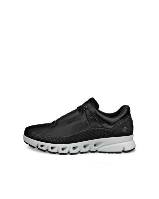 ECCO Multi-Vent Herren Lederschuh mit Gore-Tex - Schwarz
