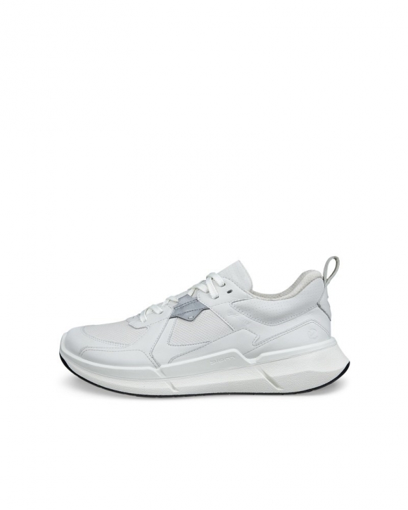 ECCO Biom 2.2 Damen Sneaker aus Nubukleder - Weiß