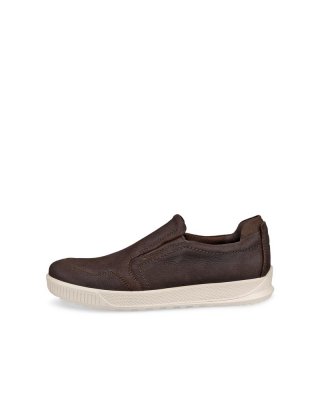 ECCO Byway Herren Nubuk-Slipper - Braun