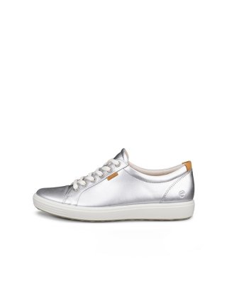 ECCO Soft 7 Damen Ledersneaker - Metallic