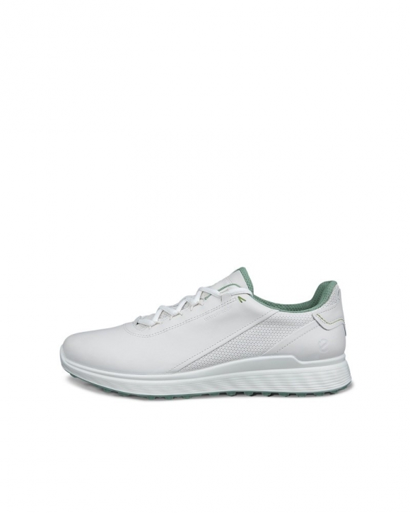 ECCO Golf S-Casual Herren Wasserdichte Golfschuh aus Leder - Weiß ECCO Golf S-Casual Herren Wasserdichte Golfschuh aus Leder - Weiß
