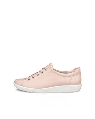 ECCO Soft 2.0 Damen Ledersneaker - Rosa