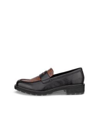 ECCO METROPOLE VIENNA Damen Lederloafer - Schwarz