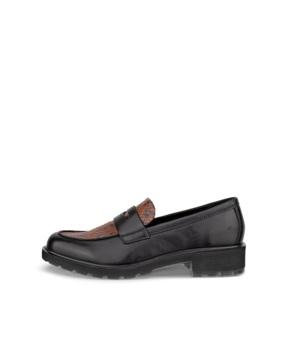 ECCO METROPOLE VIENNA Damen Lederloafer - Schwarz
