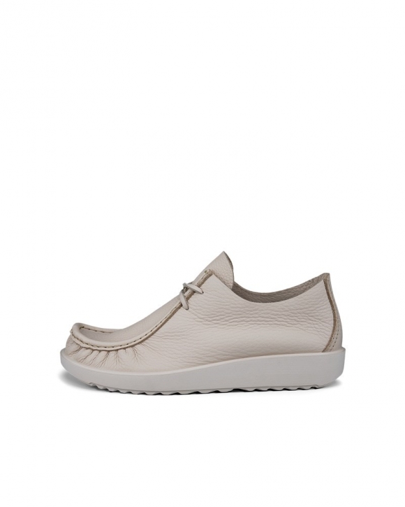 ECCO JOKE Herren Lederschnürschuh - Beige ECCO JOKE Herren Lederschnürschuh - Beige