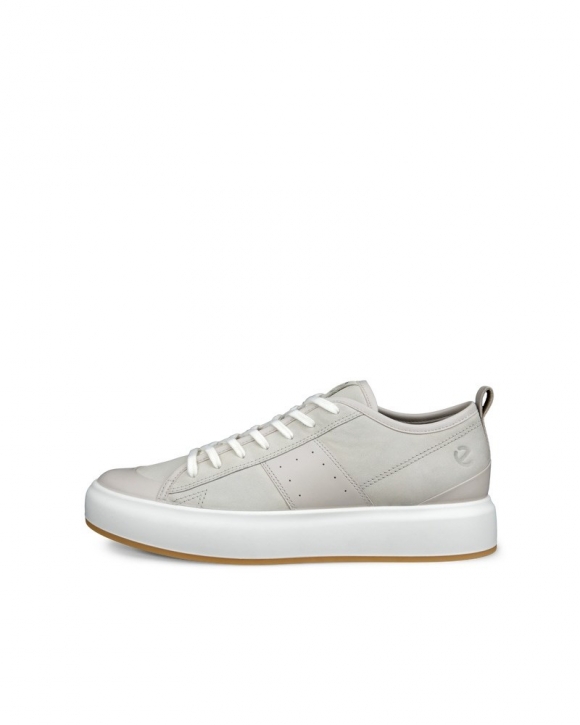 ECCO Street Ace Herren Sneaker aus Nubukleder - Grau