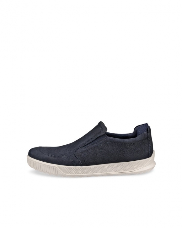 ECCO Byway Herren Nubuk-Slipper - Blau