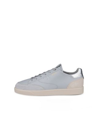 ECCO Street Lite Damen Ledersneaker - Grau