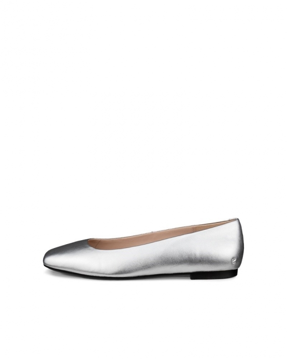 ECCO Margot Damen Lederballerina - Metallic
