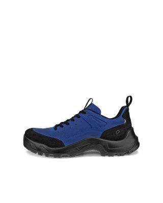ECCO Offroad Herren Wasserdichter Wanderschuh aus Nubukleder - Blau