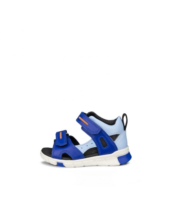 ECCO Mini Stride Kinder Ledersandale - Blau ECCO Mini Stride Kinder Ledersandale - Blau