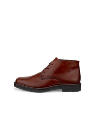 ECCO Metropole London Herren Chukka Boot aus Leder - Braun