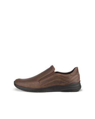 ECCO Irving Herren Nubuk-Slipper - Braun