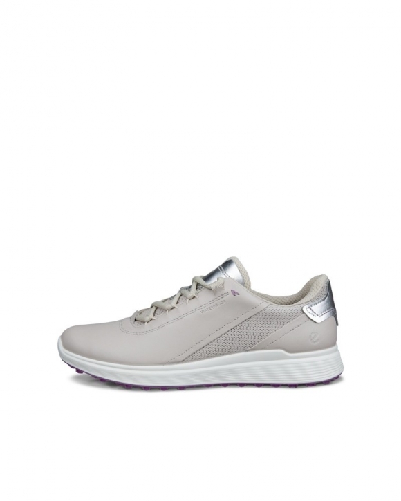 ECCO Golf S-Casual Damen Wasserdichte Golfschuh aus Leder - Grau