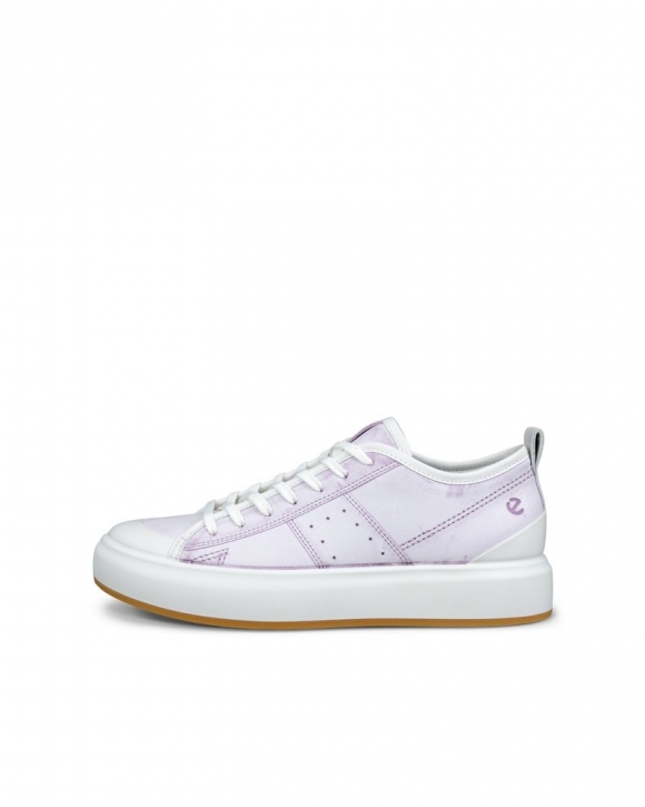 ECCO Street Ace Damen Ledersneaker - Lila
