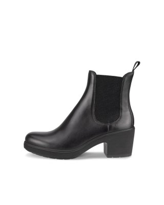 ECCO Metropole Zurich Damen Chelsea Boot aus Leder - Schwarz