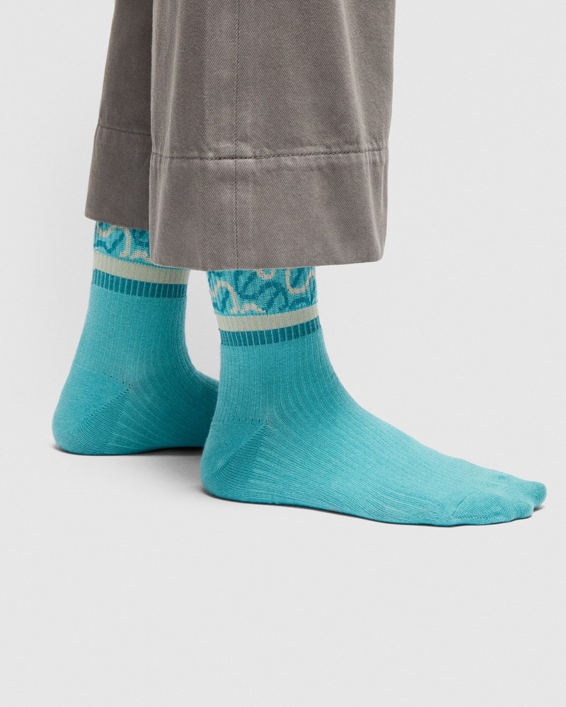 ECCO Casual Damen Knöchelsocken - Blau