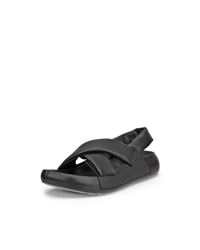 ECCO Cozmo PF Damen Ledersandale - Schwarz