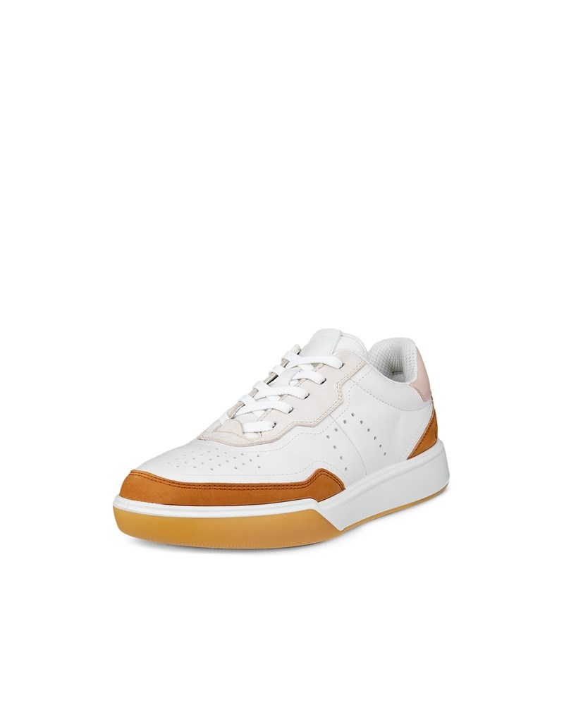 ECCO STREET COURT Damen Ledersneaker - Braun