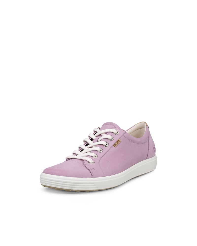 ECCO Soft 7 Damen Ledersneaker - Lila