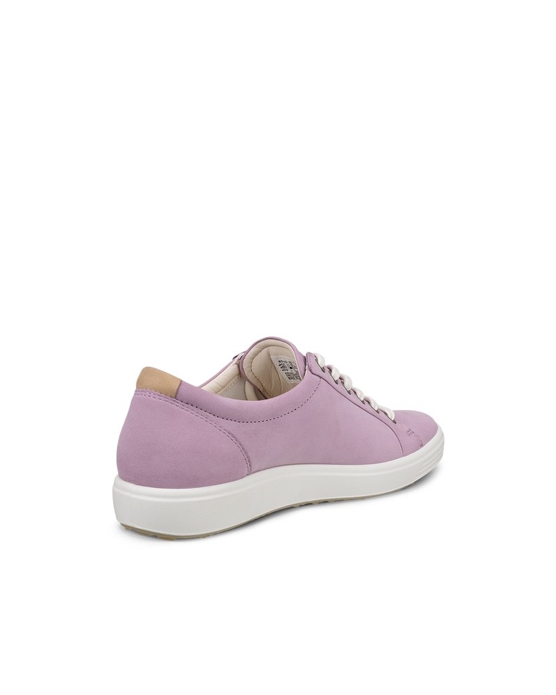 ECCO Soft 7 Damen Ledersneaker - Lila