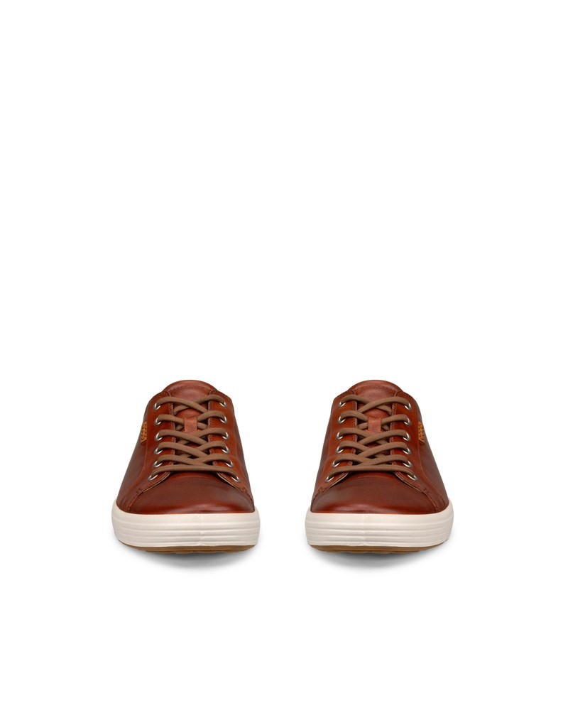 ECCO Soft 7 Herren Ledersneaker - Braun