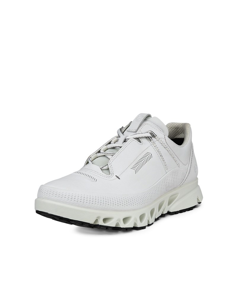 ECCO Multi-Vent Damen Lederschuh mit Gore-Tex - Weiß