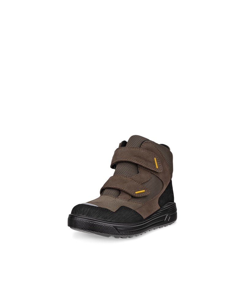 ECCO URBAN SNOWBOARDER Kinder Wasserdichte Winterstiefel aus Textil - Braun