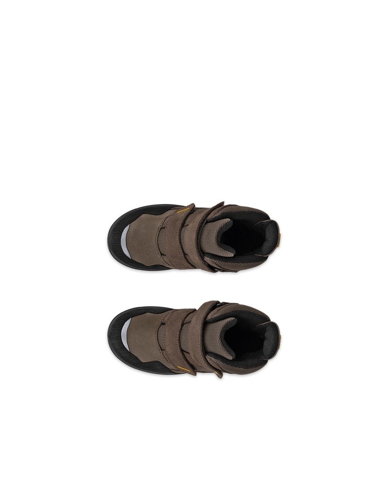 ECCO URBAN SNOWBOARDER Kinder Wasserdichte Winterstiefel aus Textil - Braun