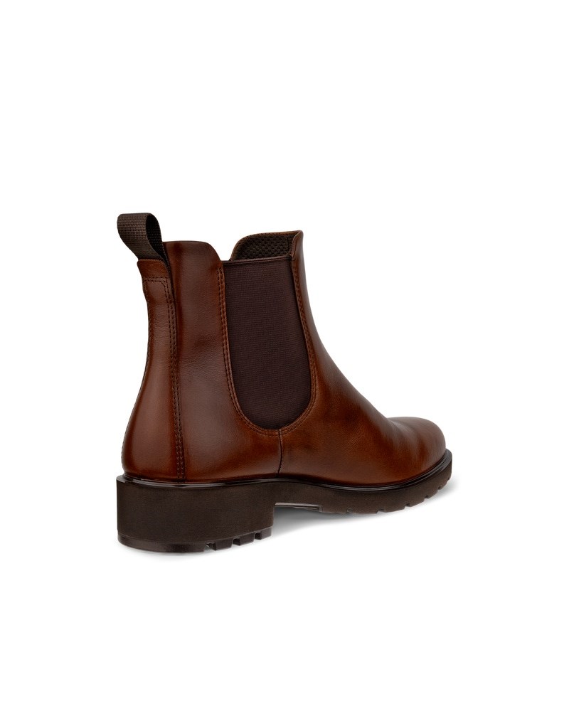 ECCO METROPOLE VIENNA Damen Chelsea Boot aus Leder - Braun